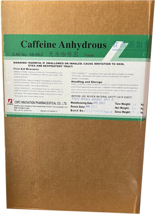 Cafeïnepoeder (watervrij)